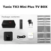 TANIX TX3 Mini TV BOX Android11 Amlogic S905W2 2GB RAM 16GB ROM AV1 24G Wifi 4K HD Smart Media Player Set Top 240130