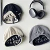 Automne et hiver chapeau lettre tricot casquette hommes femmes paragraphe qualité bonnet casquette Y2K chaud mode corée accessoires en gros 240123