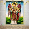 Гобелены Иисус Дева Мария гобелен домашний декоративный ангел Святой Георгий настенный Христос Эфиопия православный декор комнаты