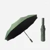 Paraplyer stor storlek dubbel person paraply 3-stegs automatisk vikbar vind och vattenbeständig UV-blockering av paraguas sombrilla grande