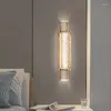 Vägglampa modern kristall led inomhus dekoration ljus lyx trappa för vardagsrum sovrum loft villa gång