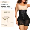 Kadın Bel Zayıflama Korse Yüksek Bel Vücut Şort BBL Şort Fitness Bel Eğitmeni Fajas Butt Lifter Slim Shapewear 240124