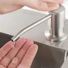 Liquid Soap Dispenser Stainless Steel Sink Built-In Lotion Pump Head Kitchen Bathroom Press Detergent Dispensers