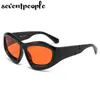 Sunglasses Luxury Brand Cat Eye Women 2024 Fashion Square Sun Glasses For Men Punk Y2K Sunglass Outdoor Sports Goggle Unisex