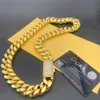 Real Gold Plating Trendy 925 Silver Necklace Moissanite Cuban Link Chain Hip Hop Jewelry Iced Out Cuban Chain
