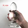 45-70mm Super Big Gourde Verre Plug Anal Massage De La Prostate Boule Anale Énorme Verre Butt Plug Dilatador Anal Sex Toys Pour Couples 240126