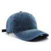 Boll Caps Fashion Jeans Baseball Cap Unisex Style Solid Color Vintage Cotton Men Women