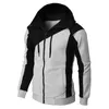 Mens Jackets Hooded Coats Casual Hip Hop Zipper Sweatshirts Male Tracksuit Fashion Keep Warm Hoodie Clothing Outerwear 240123