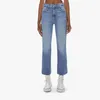 Jeans femininos calças jeans para mulher 2024 primavera mistura de algodão queimado bordado cintura alta zíper magro casual cortado com bolsos