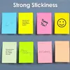 Fodrade Sticky Notes 4x6 i ljust styrda Post Stickies Colorful Super Sticking Power Memo Pads sitt starka lim 270 ark 240119