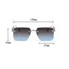 Okulary przeciwsłoneczne 2024 Bezprzewodowe luksusowe okulary Moda Oculos gafas de sol Designer Lentes Lunette Okulary Zonnebril