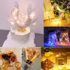 2m LED Fairy Light Mini Christmas Light Copper Wire String Light Night Lamp Waterproof för Wedding Xmas Garland Party