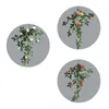 Dekoratif çiçekler yapay gül asılı bitkiler sarmaşık asalar yeşili zincir duvar ev odası bahçesi düğün çelenk dışında dekorasyon