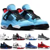 Sneakers 4s basketbalschoenen heren dames Pine Green Zwart navy 4 Seafoam Militair dames Red Thunder Photon Dust Sail Black Cat White Oreo Pure Money Infrared Cool Grey