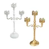 Candle Holders Metal Candelabra Elegancki projekt Centralny Centrum rzemiosła Candlestick na jadalnię na przyjęcie weselne