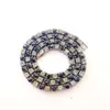 Changda Wholesale Custom Green Black Blue Cz Moissanite Hip Hop Bling Necklaceewelry Diamond Tennis Chain