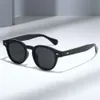 sunglasses men New Trendy Fashionable Oval Narrow Frame, Mirror Legs, Rivet Decoration, Sunglasses, Driver's Driving Sun Protection Glasses