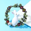 Broches CINDY XIANG strass lapin pour femmes, petit Animal mignon, couleur blanche, mariage, haute qualité, 2024