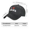 Boll Caps Fashion I Love Milfs Baseball Cap Unisex Style Ejressed Denim Snapback Hat Outdoor Activiteter Ostrukturerad mjuk