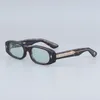 Okulary przeciwsłoneczne Jacques Jmm hulya mężczyźni grube octanowe żółwie owalne okulary oryginalne klejnot luksusowe szklanki dla kobiet v3st