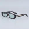 Occhiali da sole JACQUES JMM HULYA Uomo Spessa Acetato Tartaruga Occhiali da vista ovali Gioiello di qualità originale Occhiali di lusso per donna 01WF