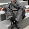 Trendy Marka Setleri Erkek Yüksek Sokak Retro Gevşek Pantolon Moda Zarif Stil Kadife Kapşonlu Sweatshirt Butik Erkekler Giyim 240202