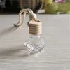 1-20PCS Car Hanging Glass Bottle Air Freshener Empty Aromatherapy Pendant Diffuser Decoration Ornament