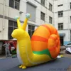 Animal gonflable attrayant d'escargot gonflable de 2.5 m/3 m/4 m L pour la publicité/décoration de fête/spectacle en gros