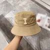 Stickerei Brief Fischer Hüte Outdoor Urlaub Eimer Hut für Frauen Männer Geizige Krempe Snapback Designer Fisherman Cap