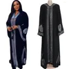 Roupas étnicas Diamantes Vestidos Africanos para Mulheres Hijab Vestido Cinto Robe Maxi Dashiki Boubou Vestido Tradicional Kaftan Abaya