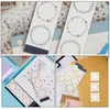 Storage Bottles 4 Books Of Decorative Hand Account Background Paper Scrapbooking Memo Pad DIY Material