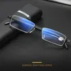 Sunglasses TR90 Frame Reading Glasses Unisex Anti Blue Light Eyewear Business Half Men Women Presbyopia Eyeglasses Diopter To 4.0