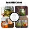 Botellas de almacenamiento Plástico de alta capacidad Kimchi Jar Pickle Contenedores de alimentos con tapas Sellado Fermentación