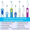 Têtes de brosse à dents électrique de rechange, 8 pièces, pour poils sensibles Oral B D25 D30 D32 4739 3709 Drop