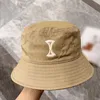 Stickerei Brief Fischer Hüte Outdoor Urlaub Eimer Hut für Frauen Männer Geizige Krempe Snapback Designer Fisherman Cap