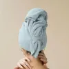 Handdoek koraal fluweel droog haar snel drogen dikke dikke kinderbadkamer