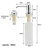 Liquid Soap Dispenser Stainless Steel Sink Built-In Lotion Pump Head Kitchen Bathroom Press Detergent Dispensers