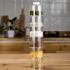 Storage Bottles Lightweight 6Pcs Practical Stackable Space Saving Seasoning Multipurpose Spice Tower Refillable For Dinner Room