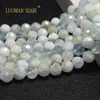 Loose Gemstones Natural Stone Faceted Mix Color Aquamarine Blue Round Gemstone Beads For Jewelry Making DIY Bracelet Necklace 6/8/10MM