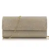 Evening Bags Gold Silver Color Mesh Retro Classic Solid Clutches For Women Party Small Handbags Chain Shoulder Bag Dress