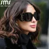 Lunettes de soleil surdimensionnées pour femmes et hommes, marque de luxe de styliste, lunettes de soleil carrées, lunettes de mode féminine, 2024