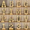 装飾文字アルファベット文字LEDライトライトランプ装飾バッテリーナイトライトパーティーベビーベッドルームの装飾。 240124