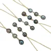 淡水真珠のジュエリーセットハワイアン模倣タヒチアンバロックイヤリングネックレスネック用のブレスレットセットネック240118