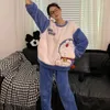 Vêtements de nuit pour femmes Anime Doraemon Modèle Femmes Pyjamas Ensemble Adulte Hiver Épaissir Pyjamas Homewear Corail Velours Pijama Loungewear Vêtements