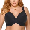 BRAS Women's Fashion cienki seksowny koronkowy stanik pełny kubek dla kobiet bielizna plus rozmiar c d e f g h i j