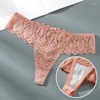 Kadın Panties 3pcs S-4XL Seksi Dantel Kadınlar Teşherler oyuk Out G-String Dongants Lingerie Düşük Bel T-Back Nefes Alabaş Tanga