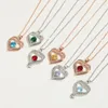 Kettingen Amazon verkoopt zirkoon moederketting met lichte luxe stijl en elegantie om moeders verjaardagscadeau te sturen Sieraden hanger groothandel