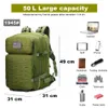 35/45/50L 900D Nylon Vattentät ryggsäck utomhus Militära ryggsäckar Taktisk sportcamping Vandring Trekking Fiske Hunting Bag 240124