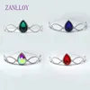 Pinces à cheveux ZANLLOY mode exquise couronne de cristal coloré dames bijoux de fête princesse anniversaire bande de mariée cadeau de mariage