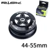 RISK MTB Bike Road Bicycle Headset 44564455 CNC 1 181 12 15 Tapered Tube fork Straight Al Alloy Double Bearing 240118